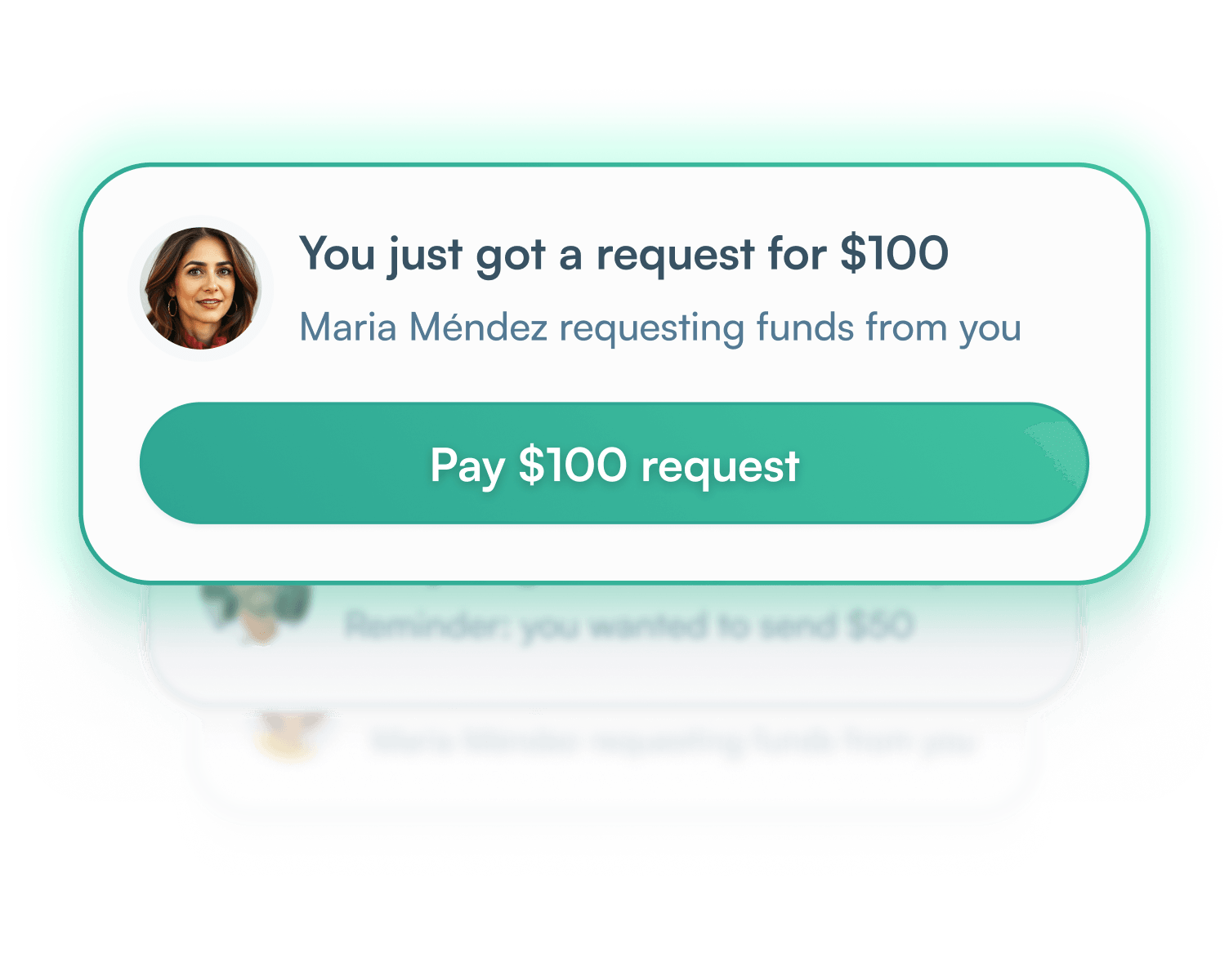 Illustration for Send or Request in Seconds